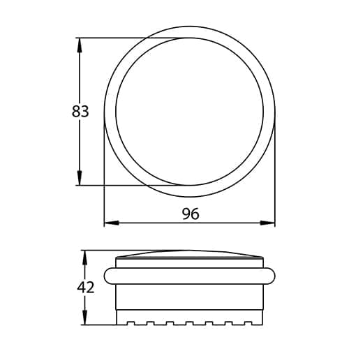 Südmetall Türpuffer 1201 Produktfoto