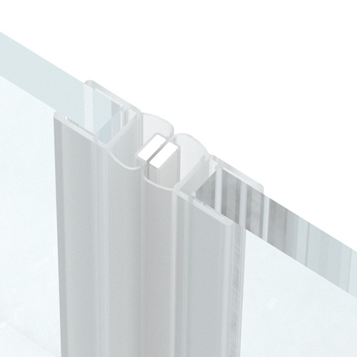 Magnetprofil PVC transparent